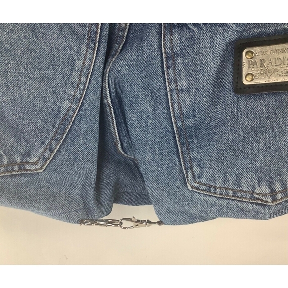 UPCYCLED Paradise Jeans shoulder Bag‎ Italy Vintage - Picture 4 of 8